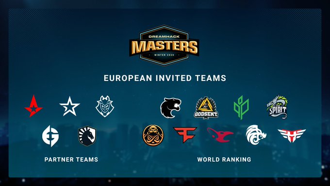 Объявлены участники DreamHack Masters Winter
