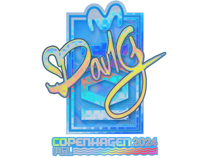Sticker | dav1g (Holo) | Copenhagen 2024